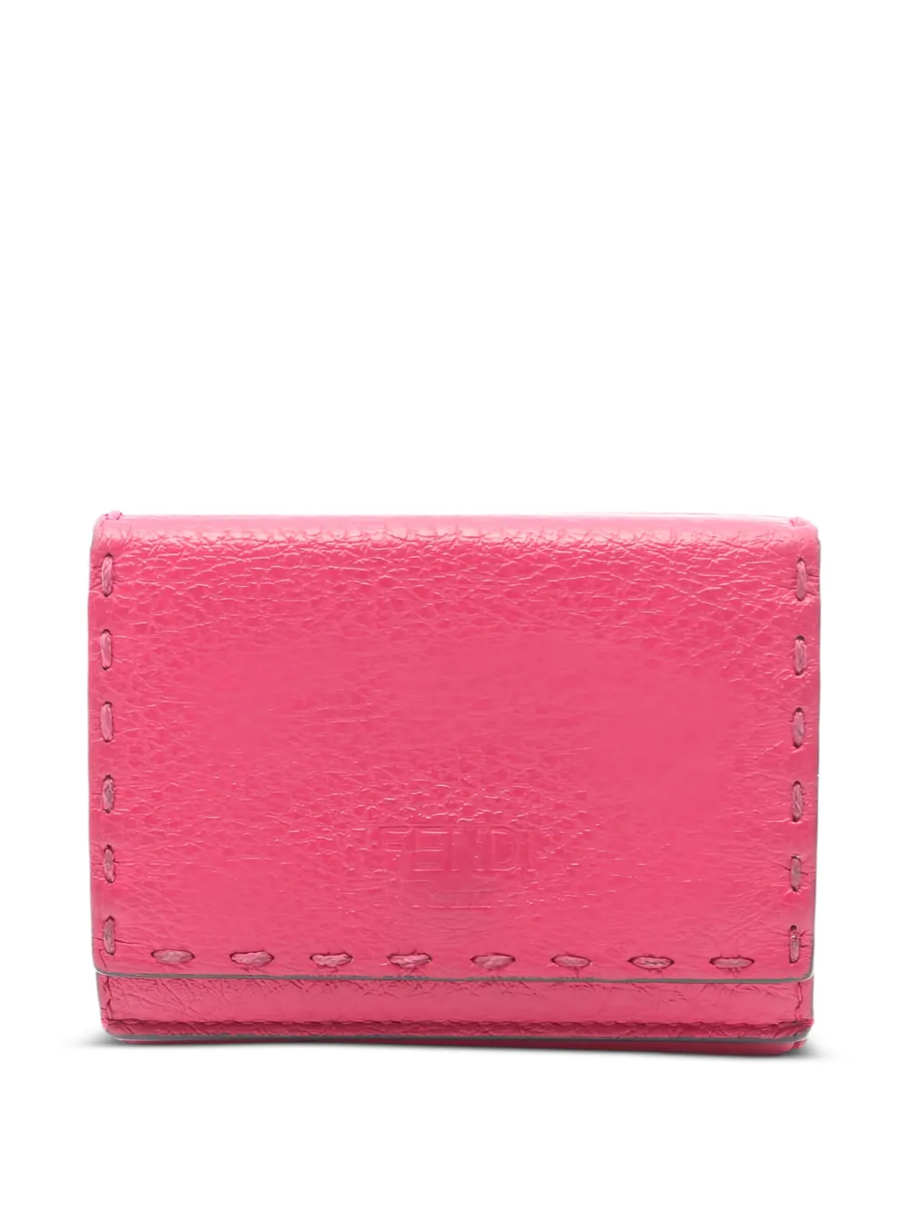 Fendi Pre-Owned 2000s Selleria trifold leather wallet - Rosa