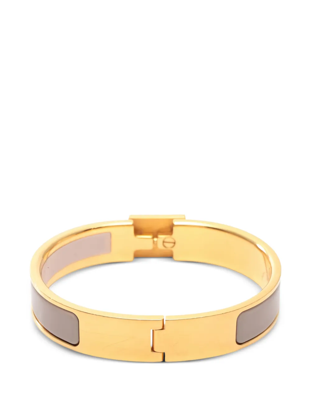  Hermès Pre-owned 2000s Click Cadena Pm Bangle - Gold 