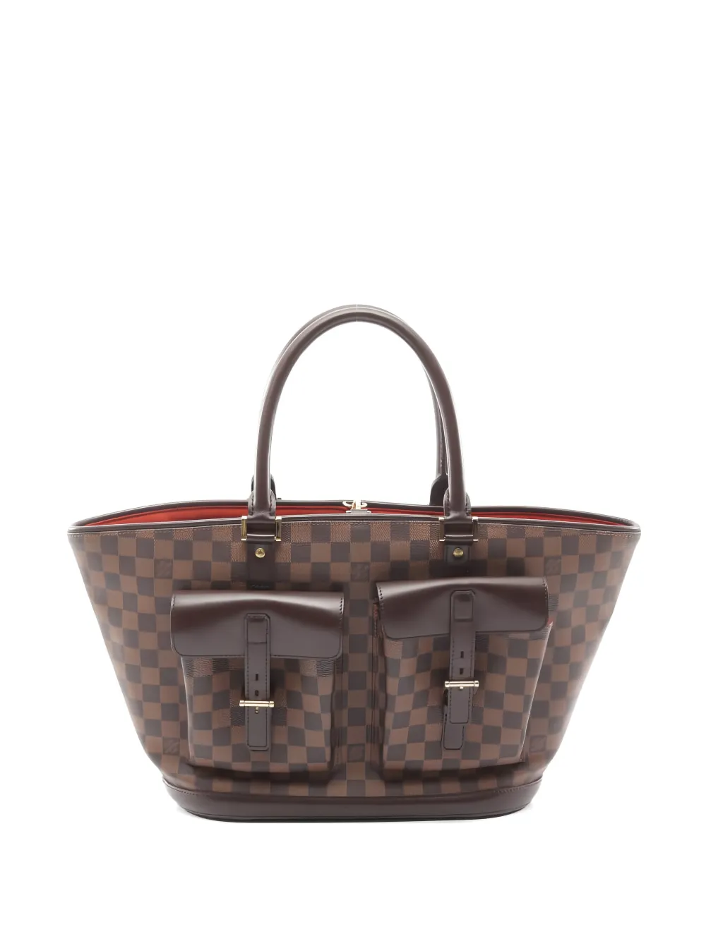 Louis Vuitton Pre-Owned 2004 Manosque GM leather handbag - Marrone