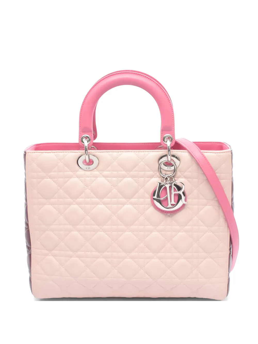 Christian Dior Pre-Owned 2010 lady dior shoulder bag - Rosa