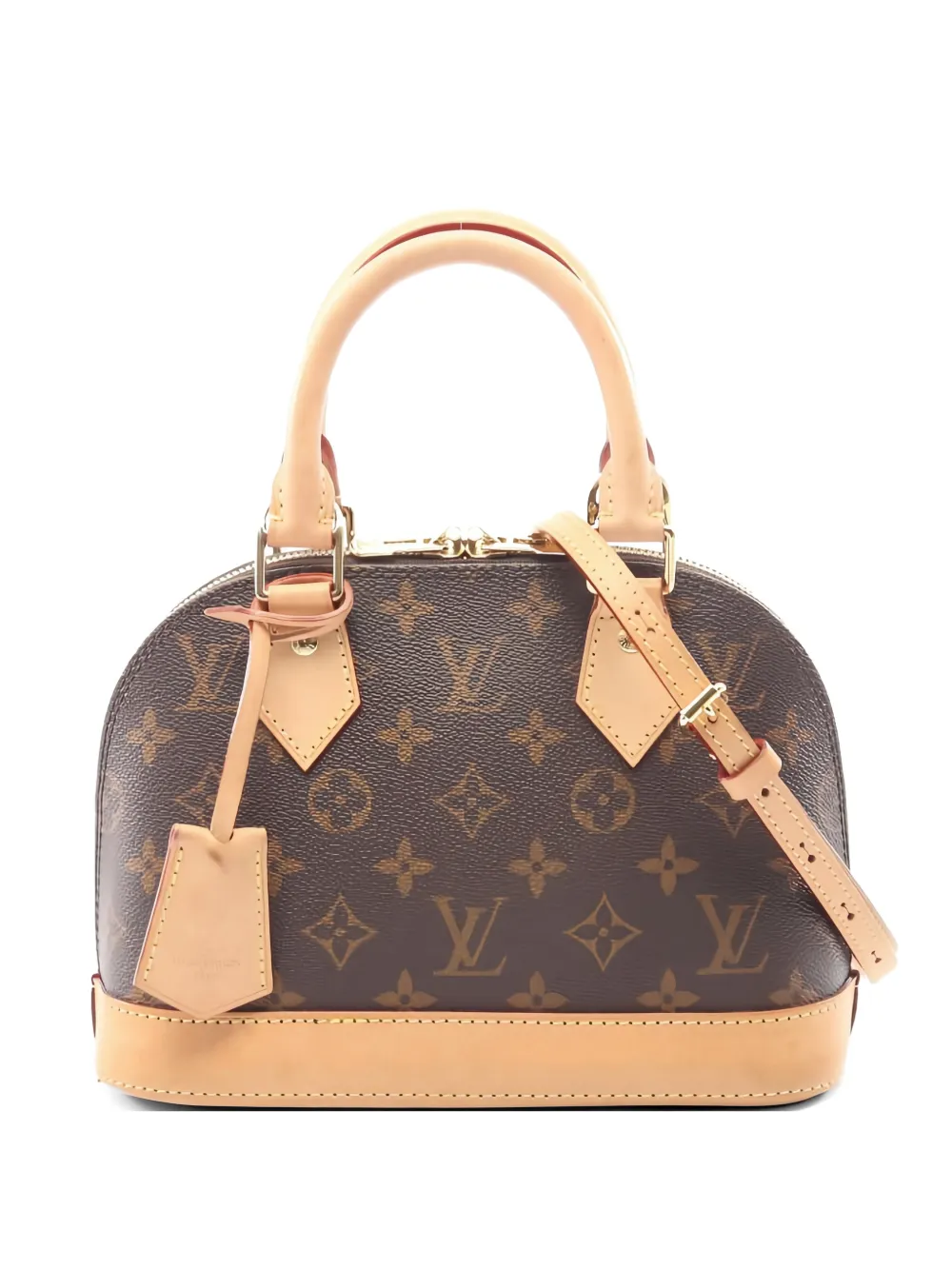 Louis Vuitton Pre-Owned 2021 BB Alma monogram tote bag - Marrone