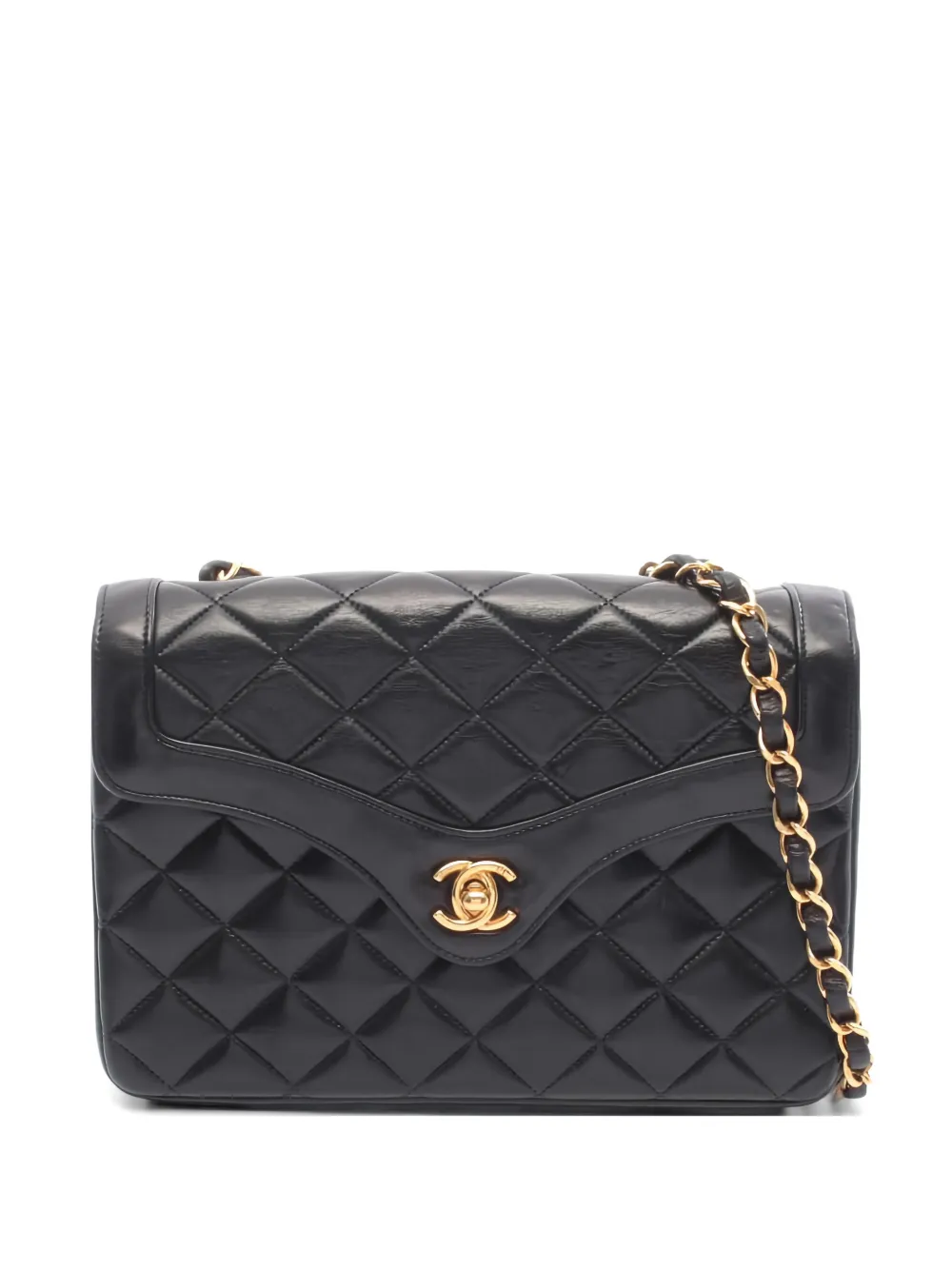 CHANEL Pre-Owned 1991 quilted chain shoulder bag - Nero
