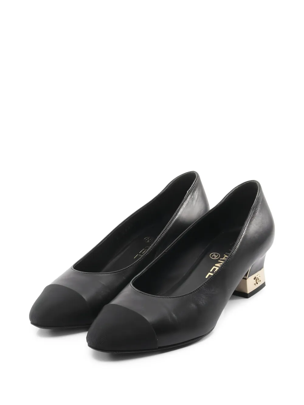 CHANEL Pre-Owned 1986-1988 Coco mark pumps - Nero
