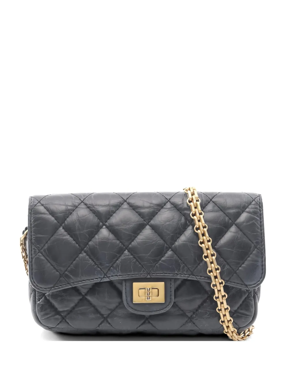 CHANEL Pre-Owned 2.55 matelasse chain-strap cross body bag - Nero
