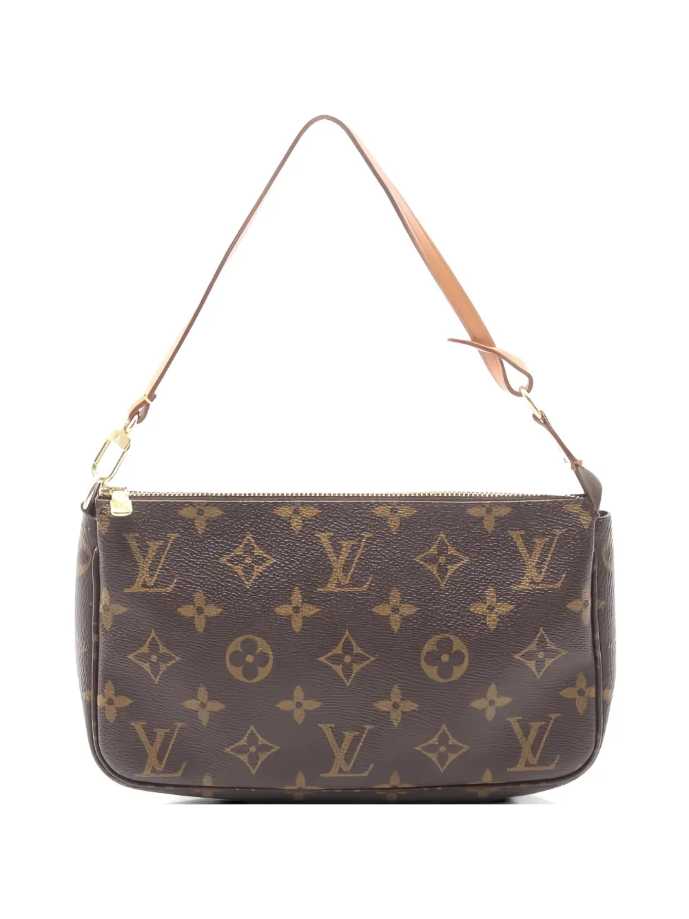Louis Vuitton Pre-Owned 2001 Pochette monogram shoulder bag - Marrone