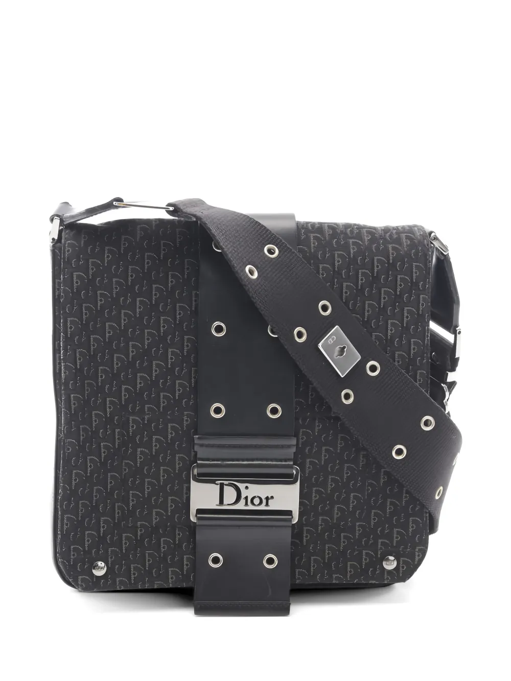 Christian Dior Pre-Owned 2010s street chic Trotter shoulder bag - Nero
