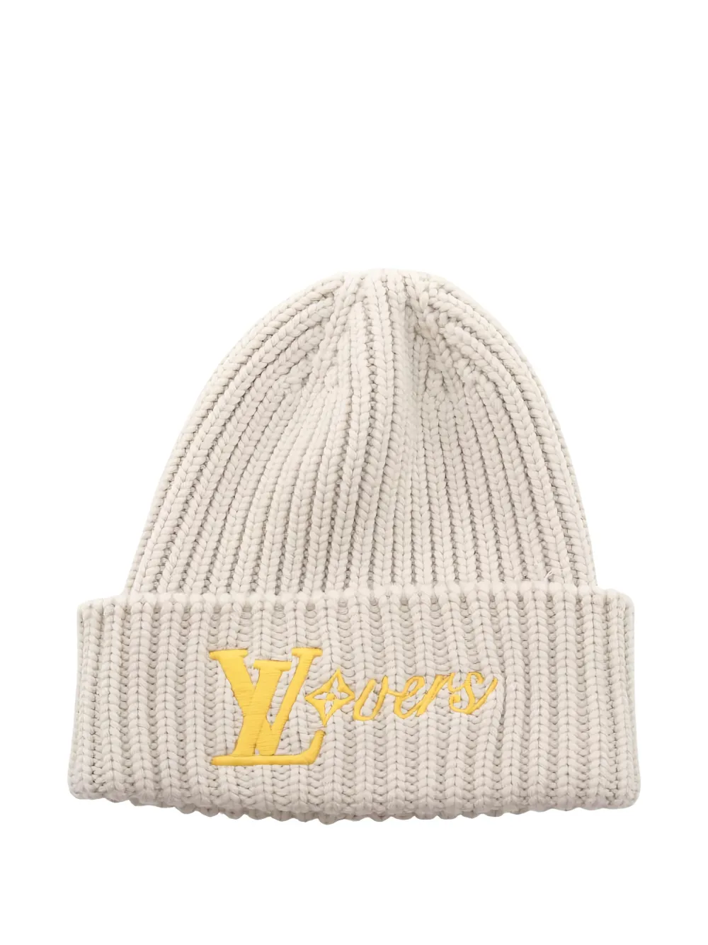 Louis Vuitton Pre-Owned 2010s LV-embroidery beanie hat - Toni neutri