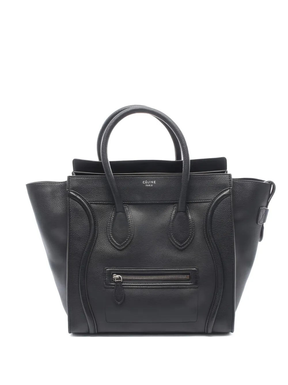 Celine Pre-Owned 2000s mini Luggage leather handbag - Nero