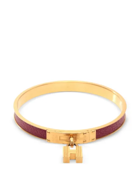 Hermès Pre-Owned brazalete Kelly de piel con motivo H 2000