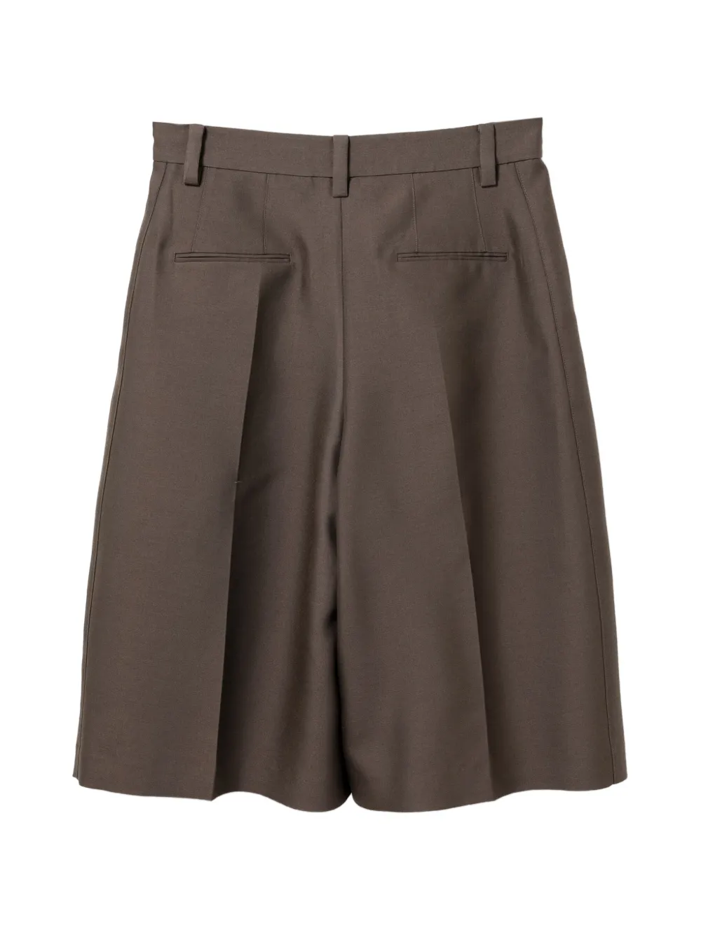  Jnby Short à Design Plissé - Marron 