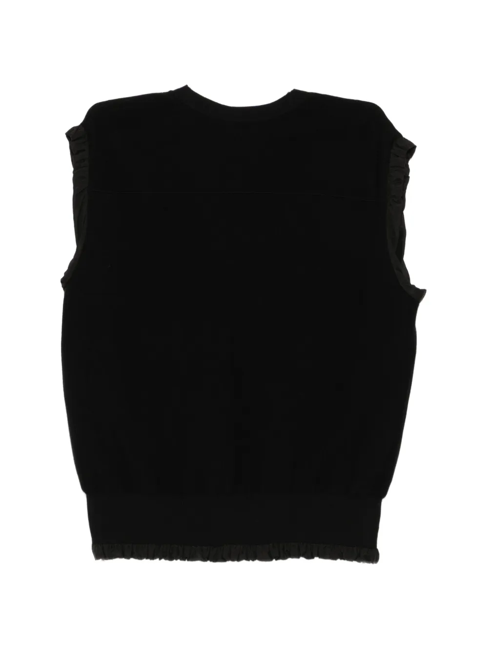 Less Layered Knit Vest In Multi