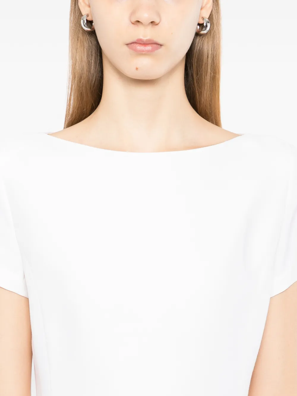 JNBY Mini-jurk met boothals Wit