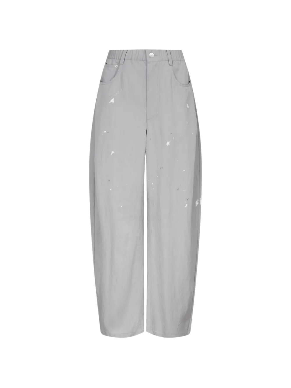 CROQUIS Splash ruimvallende broek Grijs