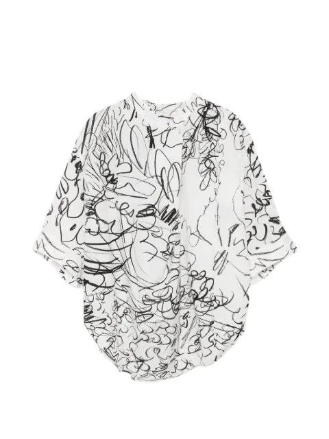 JNBY blusa Botanical