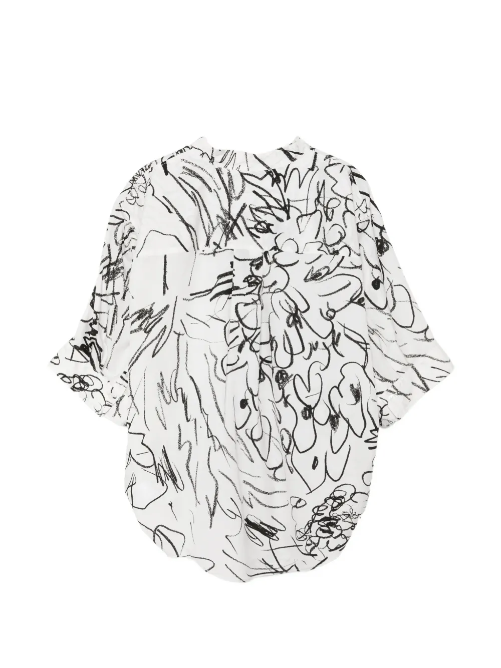 Jnby Botanical Blouse In Multi