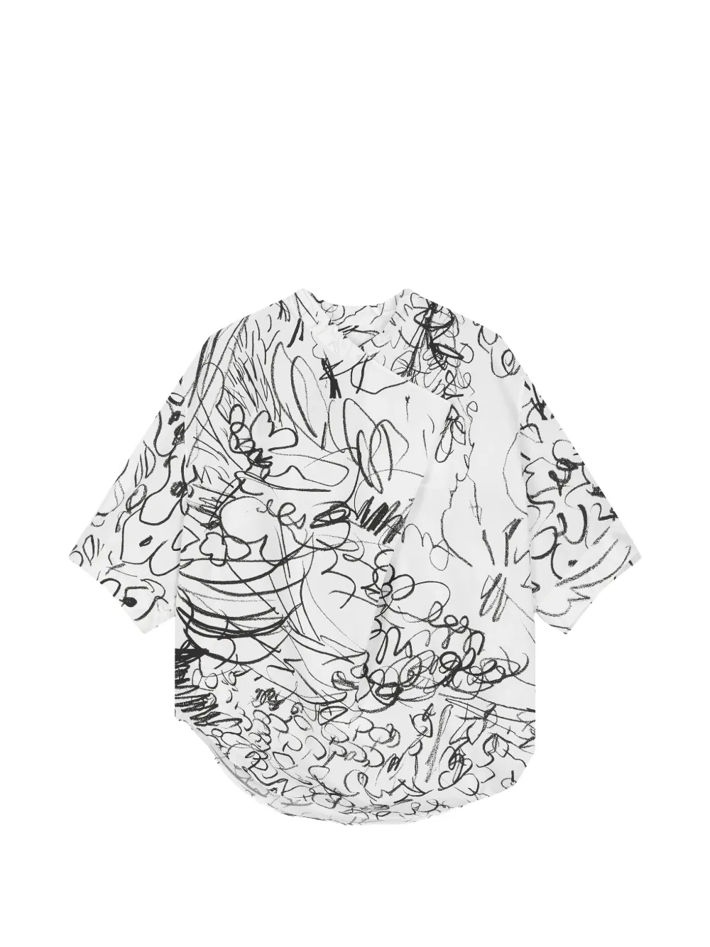 JNBY Blusa Botanical - Bianco