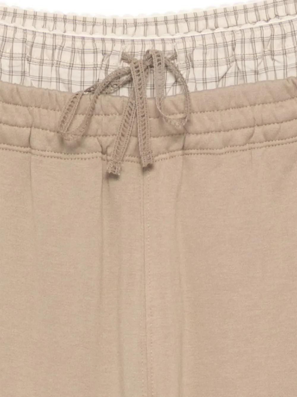 JNBY Geruite broek met tailleband Beige