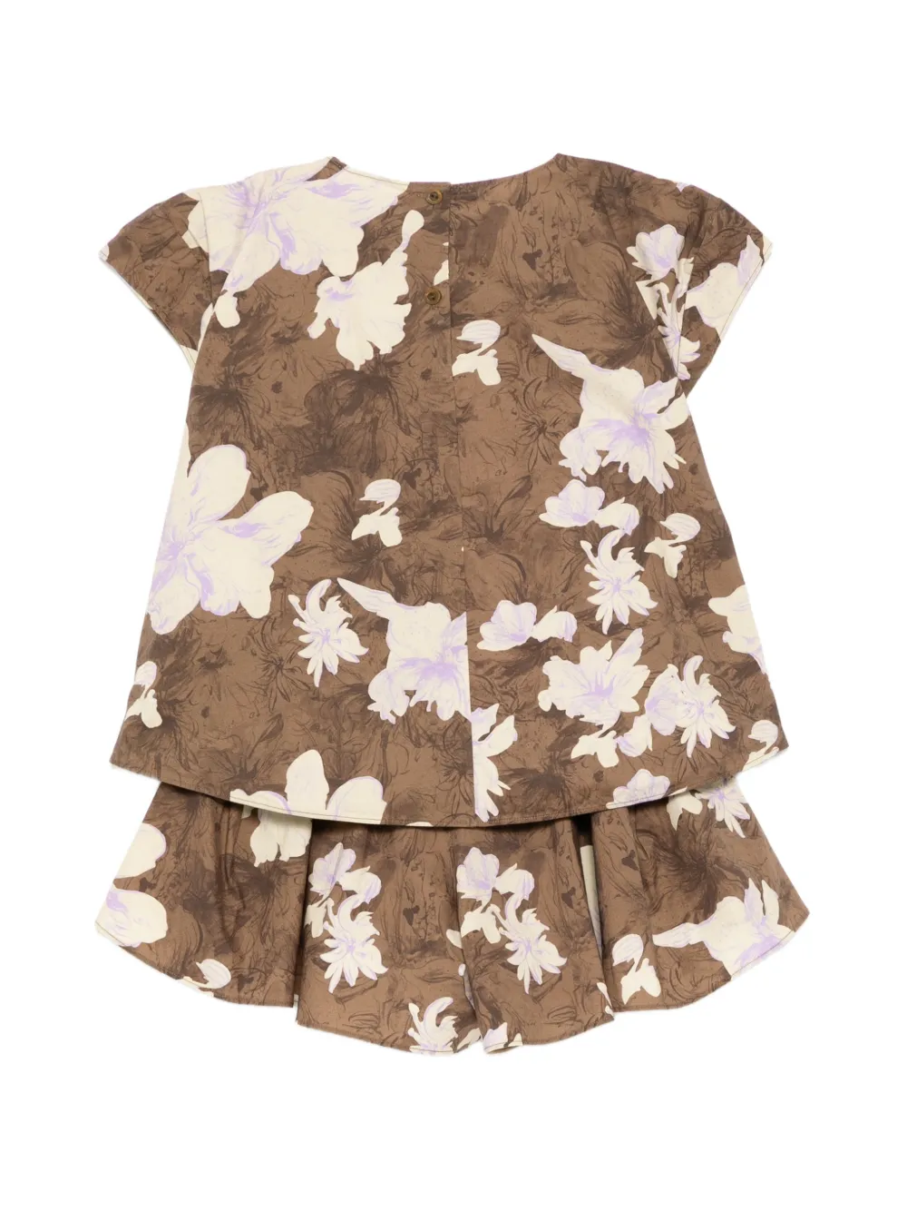 jnby by JNBY Shorts met bloemenprint Bruin