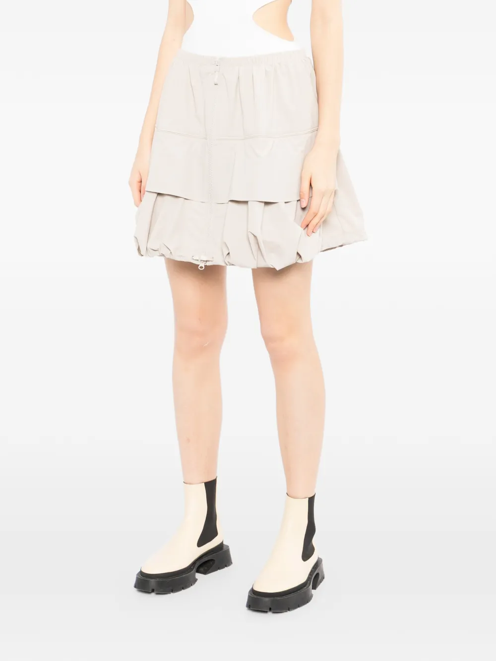 JNBY Gelaagde mini-rok Beige