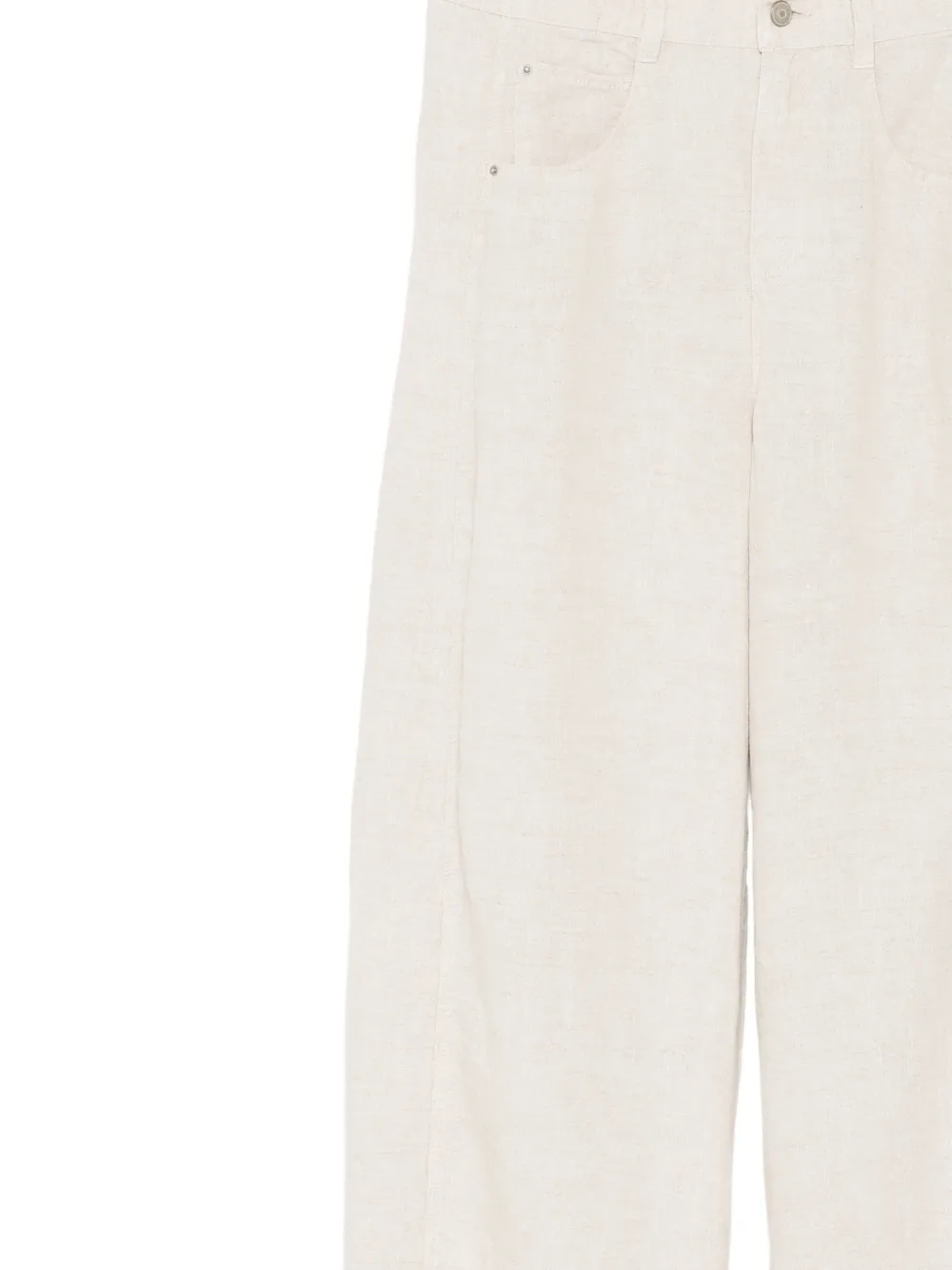 JNBY Broek met wijde pijpen Beige