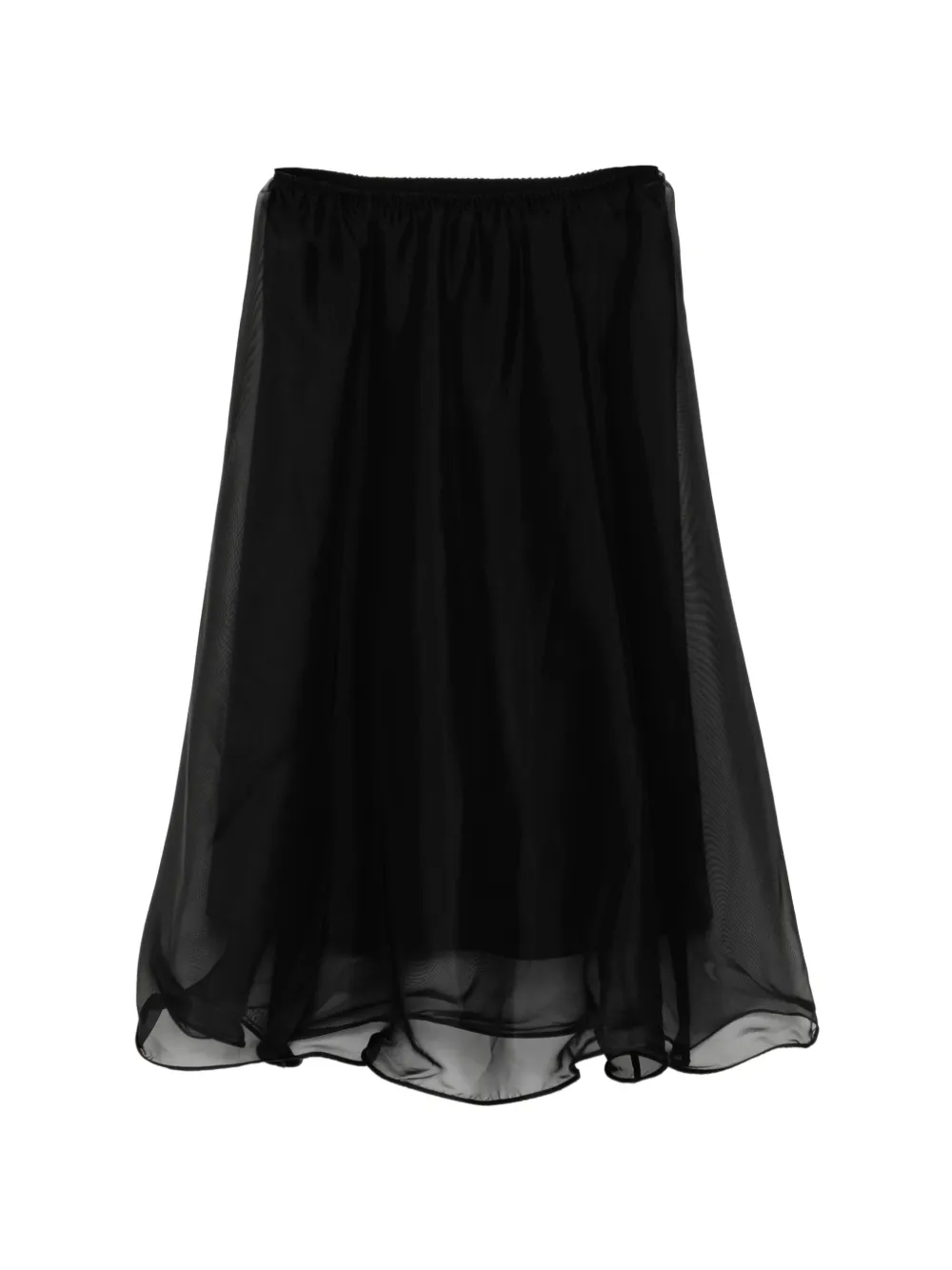 JNBY Gonna midi con design a strati - Nero