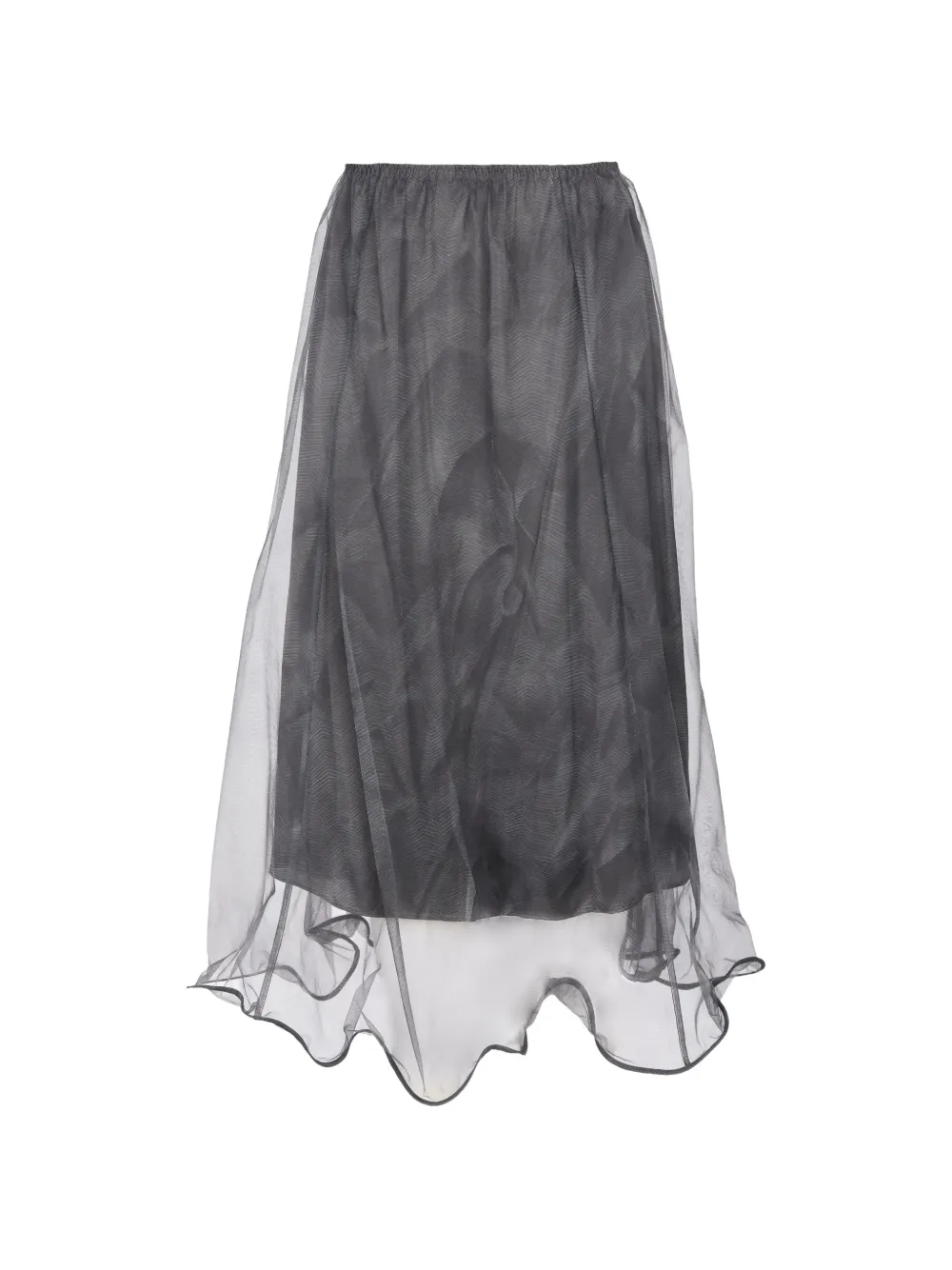 JNBY Gonna midi con design a strati - Grigio
