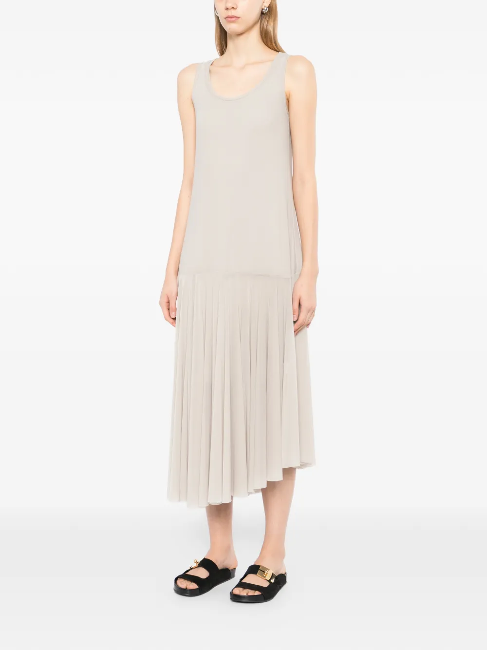 JNBY Jurk met asymmetrische afwerking Beige