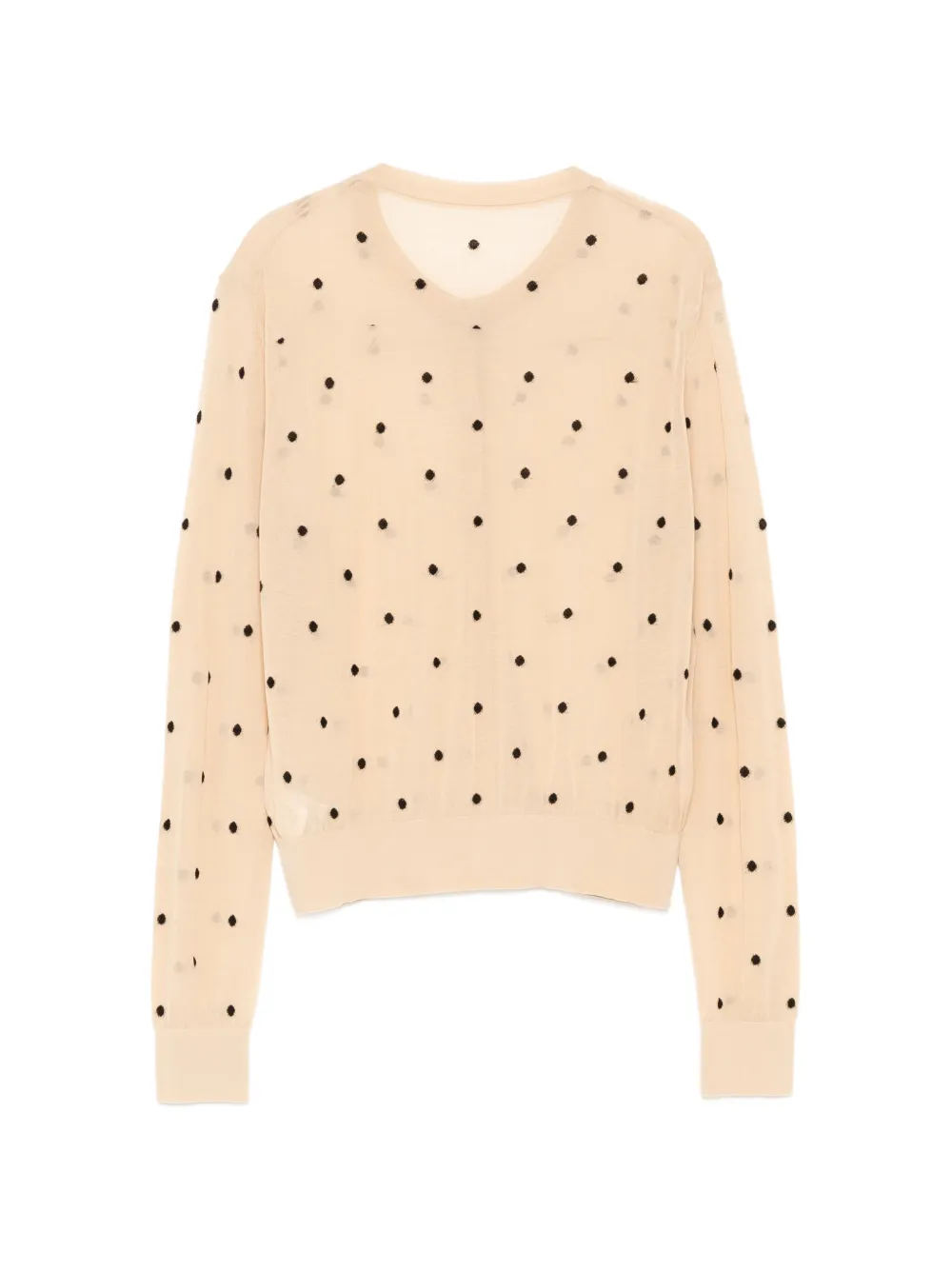 JNBY Cropped vest met stippen Beige