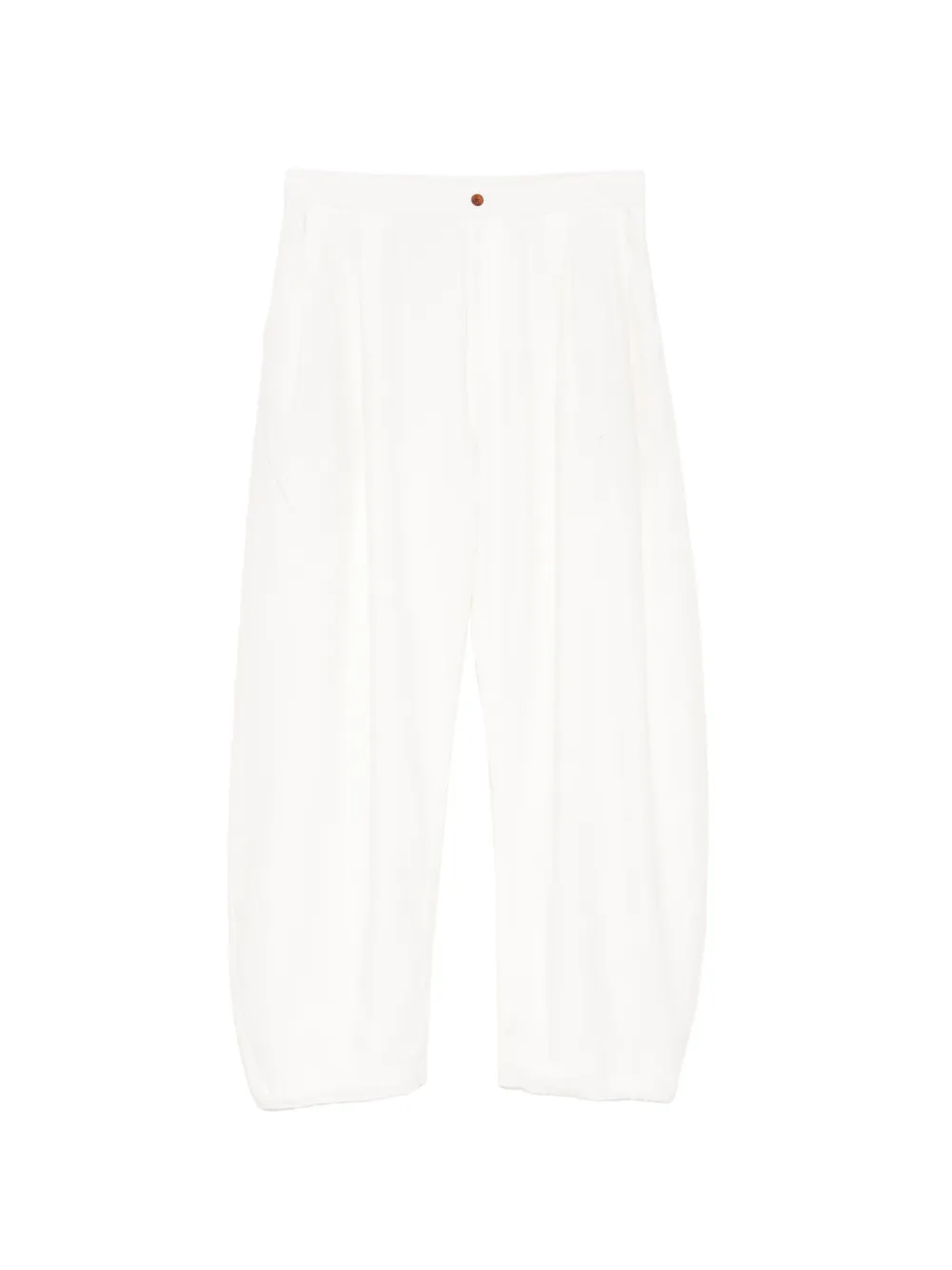 CROQUIS Pantaloni affusolati con vita elasticizzata - Bianco