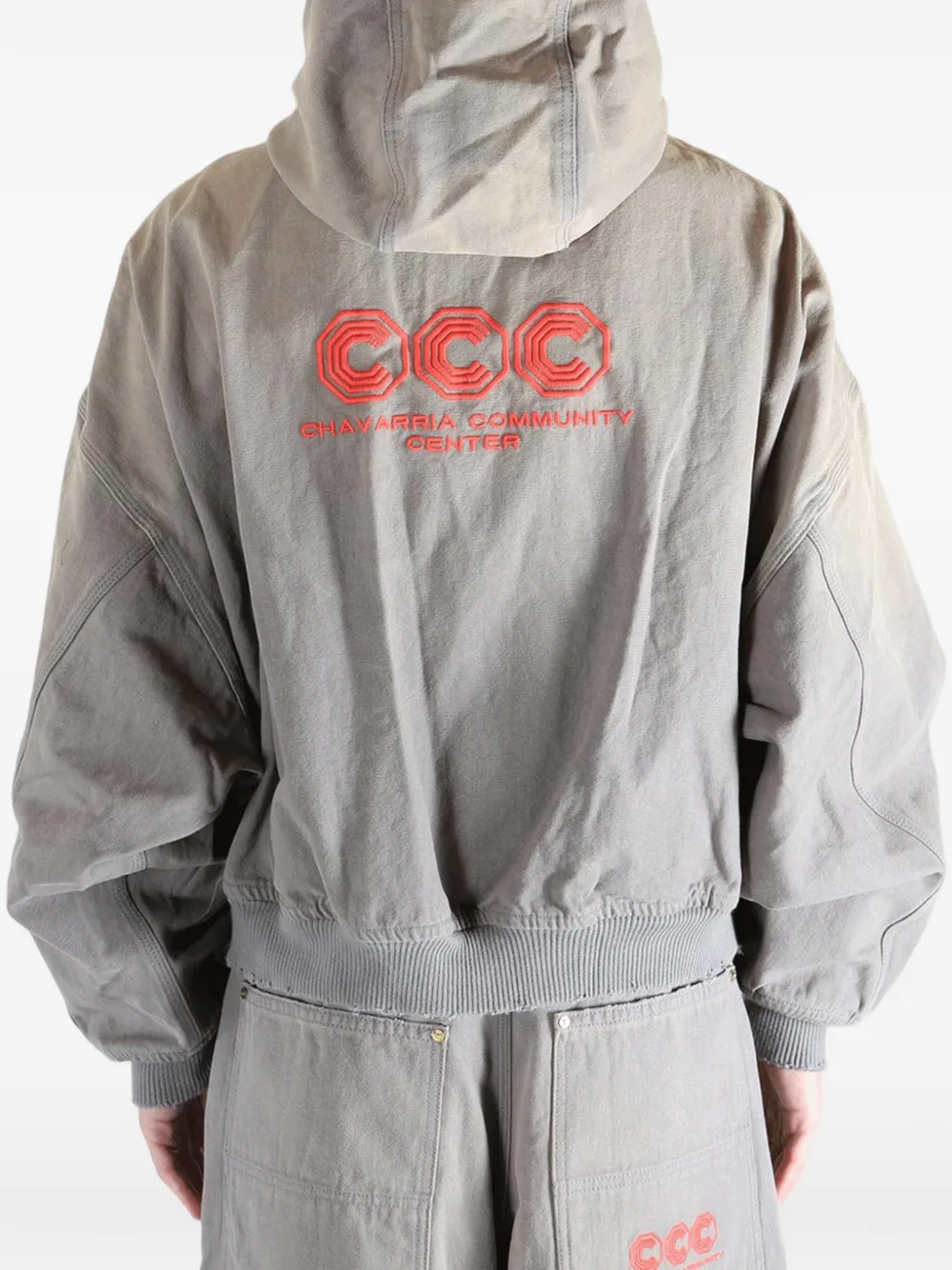 Willy Chavarria ジップ パーカー | グレー | FARFETCH JP