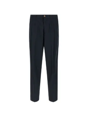 Brunello Cucinelli virgin-wool Chevron Trousers With Double Pleats