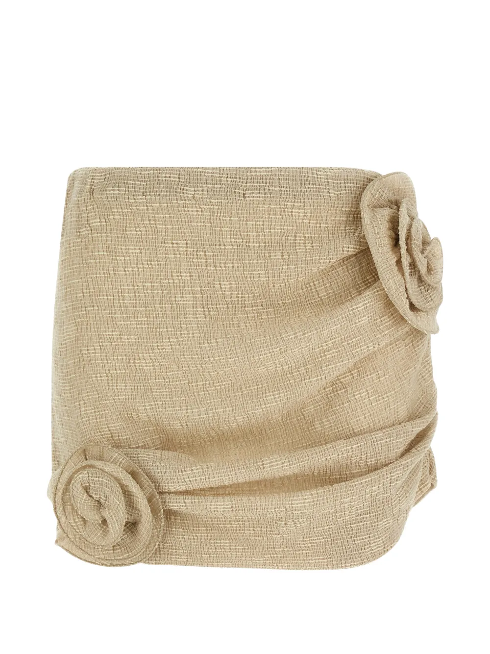 Magda Butrym flower-detail mini skirt - Toni neutri