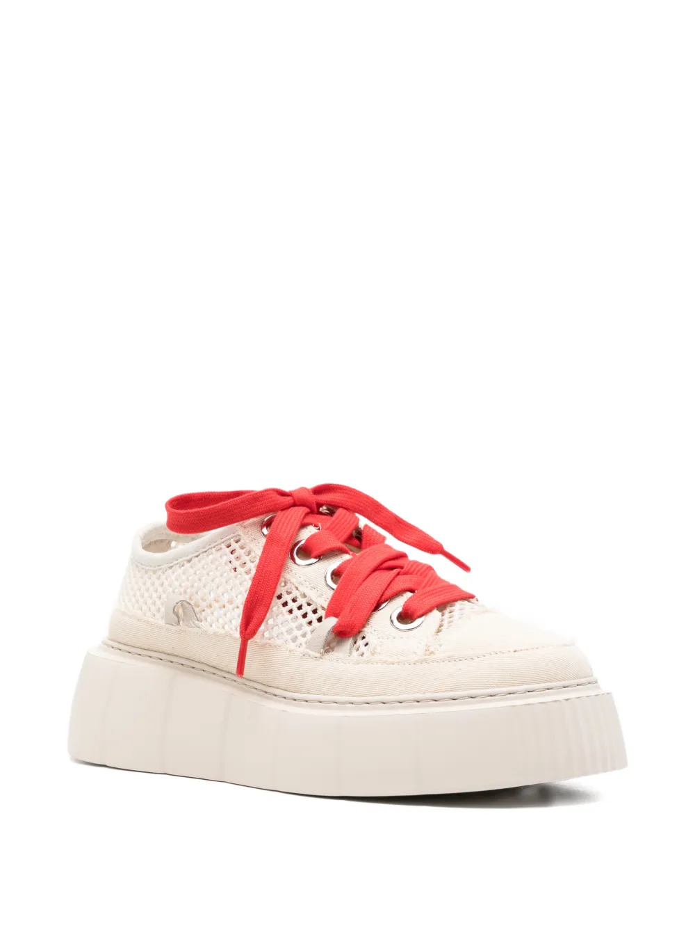  Inuikii Matilda Net Sneakers - Neutrals 