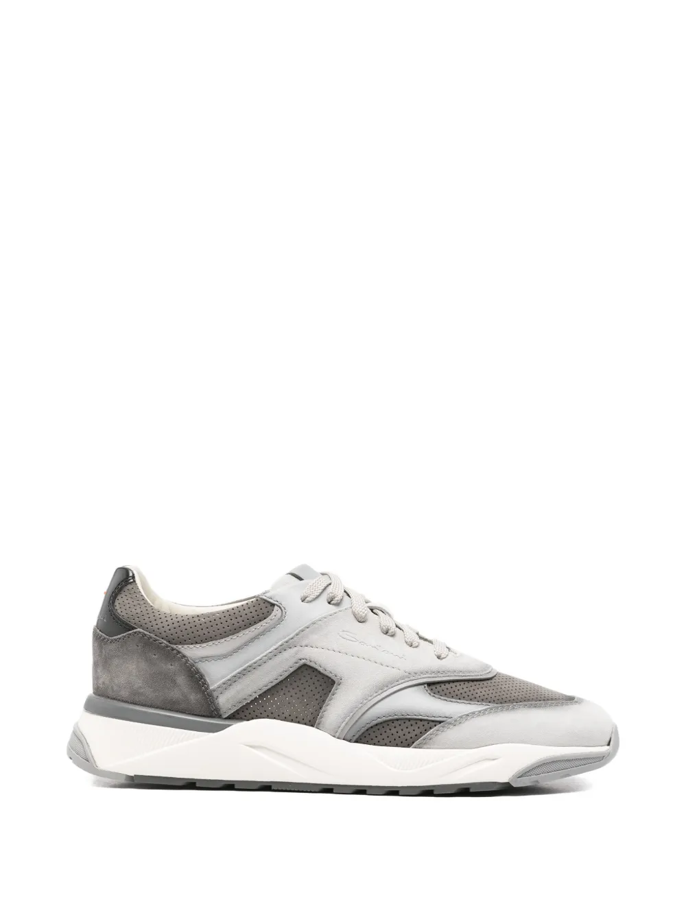 Santoni Sneakers Innova traforate - Grigio