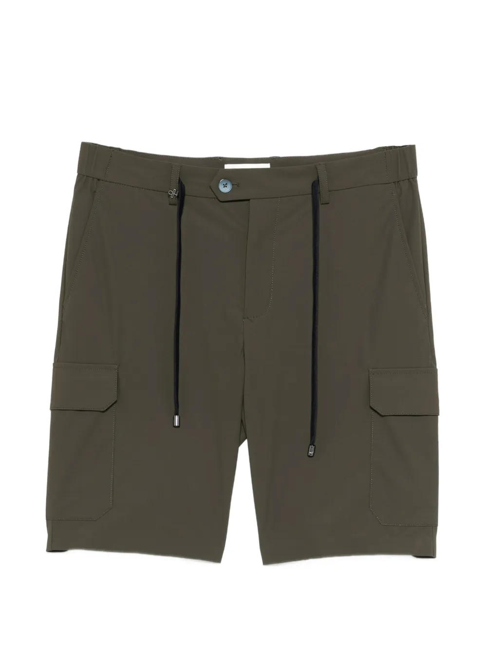 DISTRETTO 12 drawstring cargo shorts - Verde