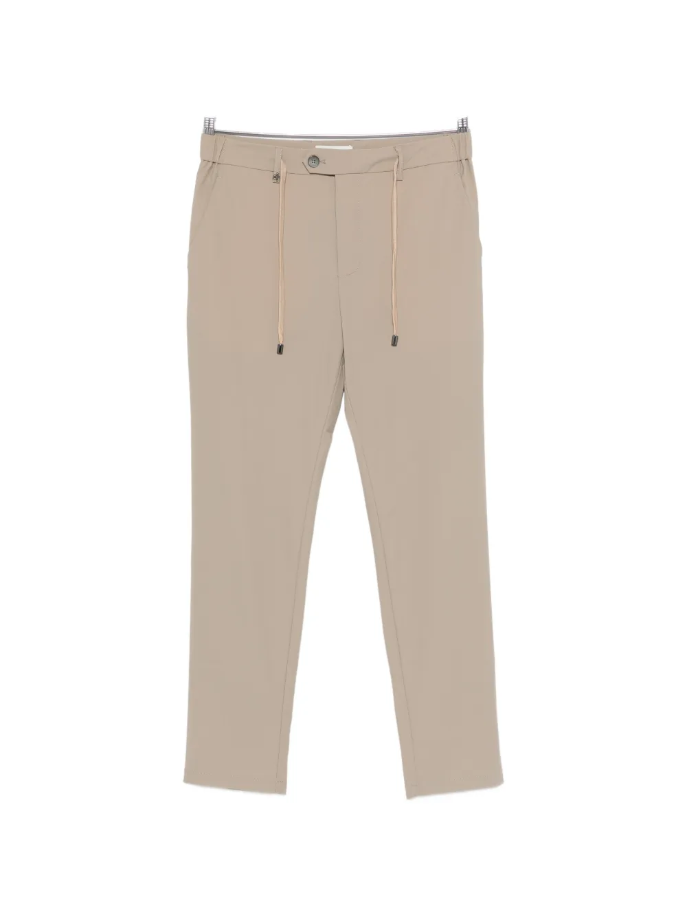 Distretto 12 32 York T. Adctive Drawstring Trousers In Neutral