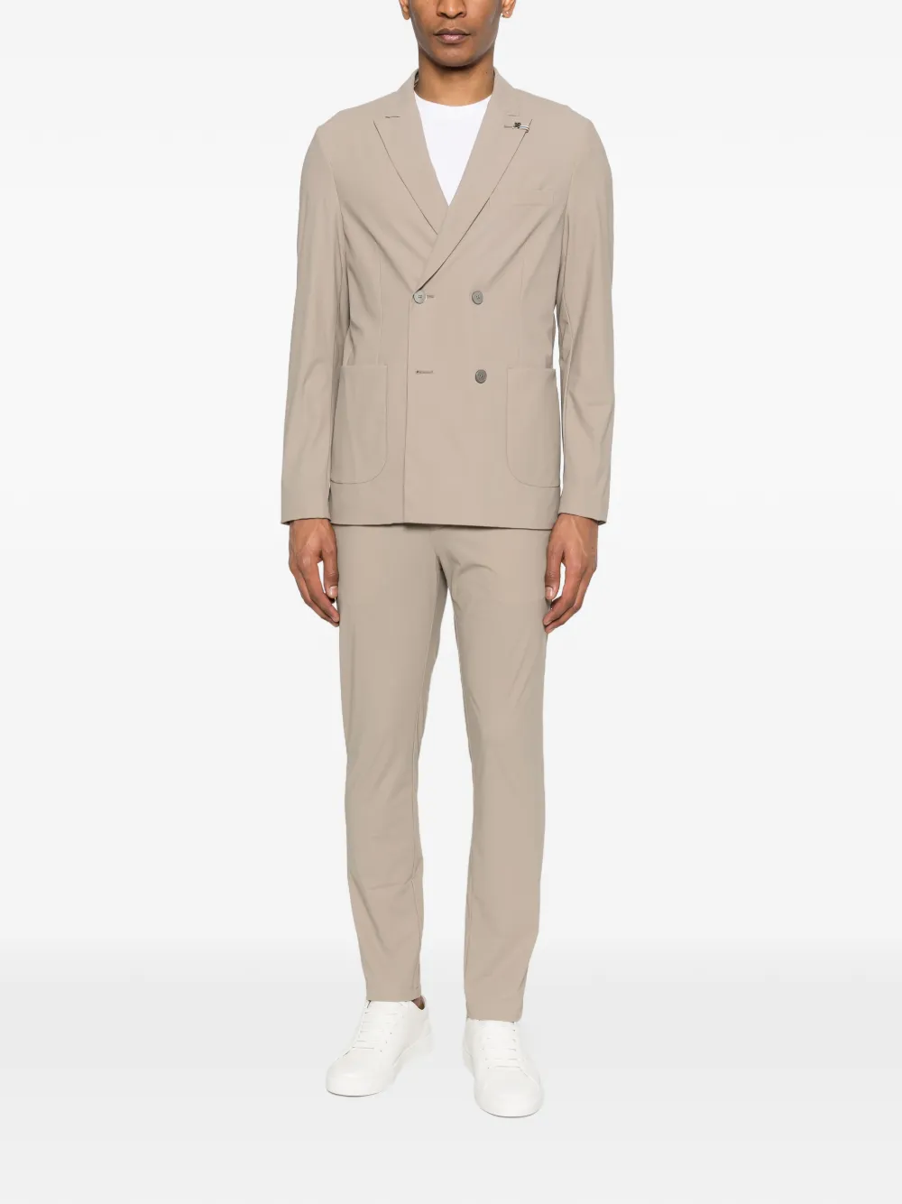  Distretto 12 32 York T. Adctive Drawstring Trousers - Neutrals 