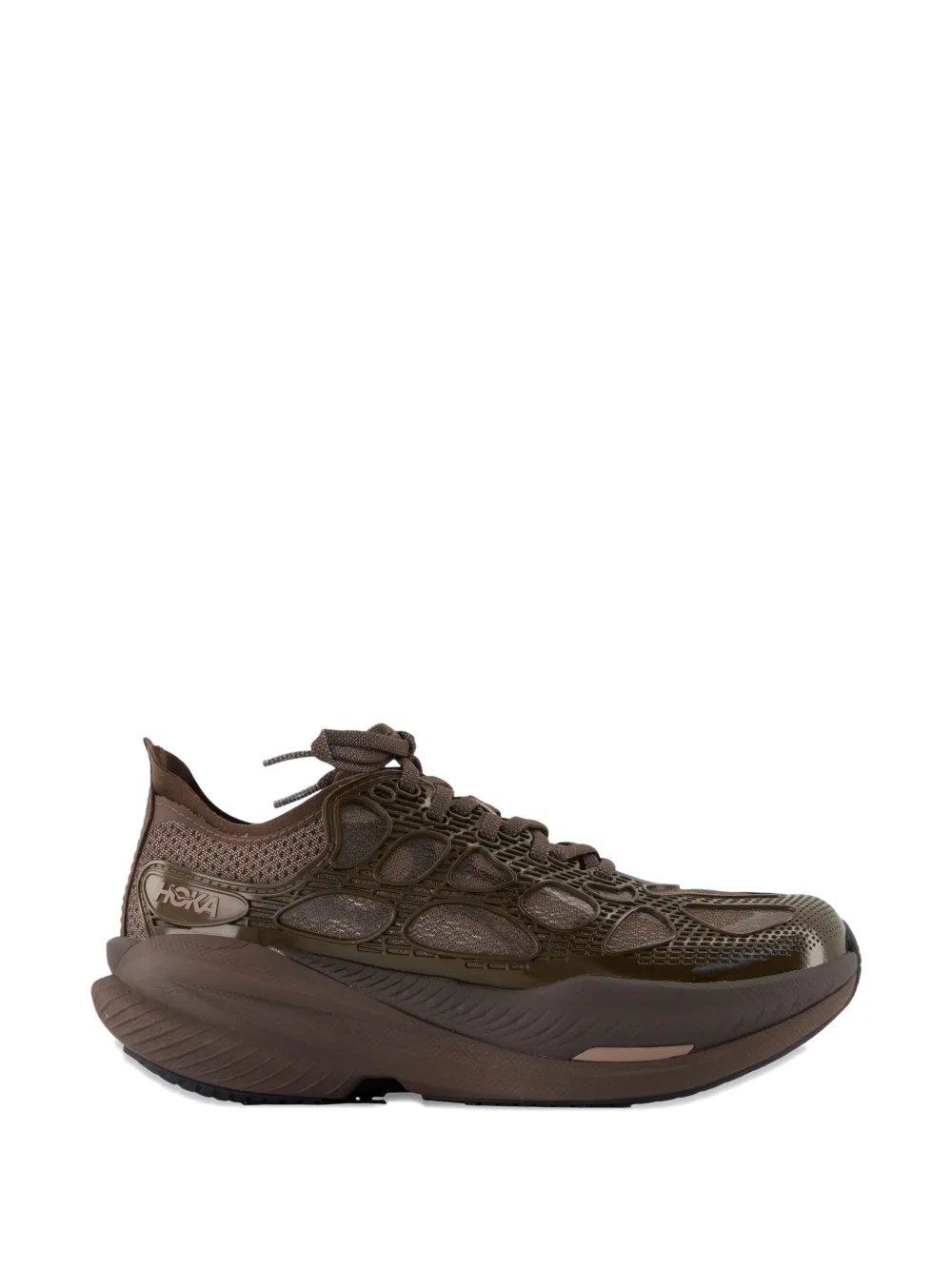 HOKA Mach X Caged sneakers - Marrone
