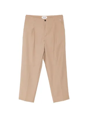 Auralee Hard Twist Viyella Wool Trousers | Neutrals | FARFETCH NZ
