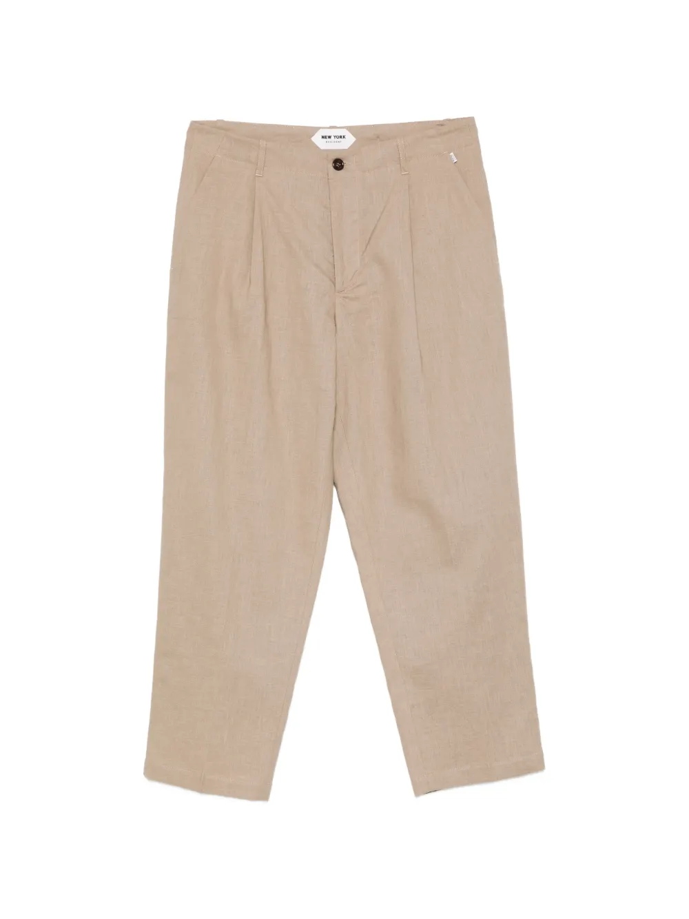 New York Resident Andrew pleated trousers - Toni neutri