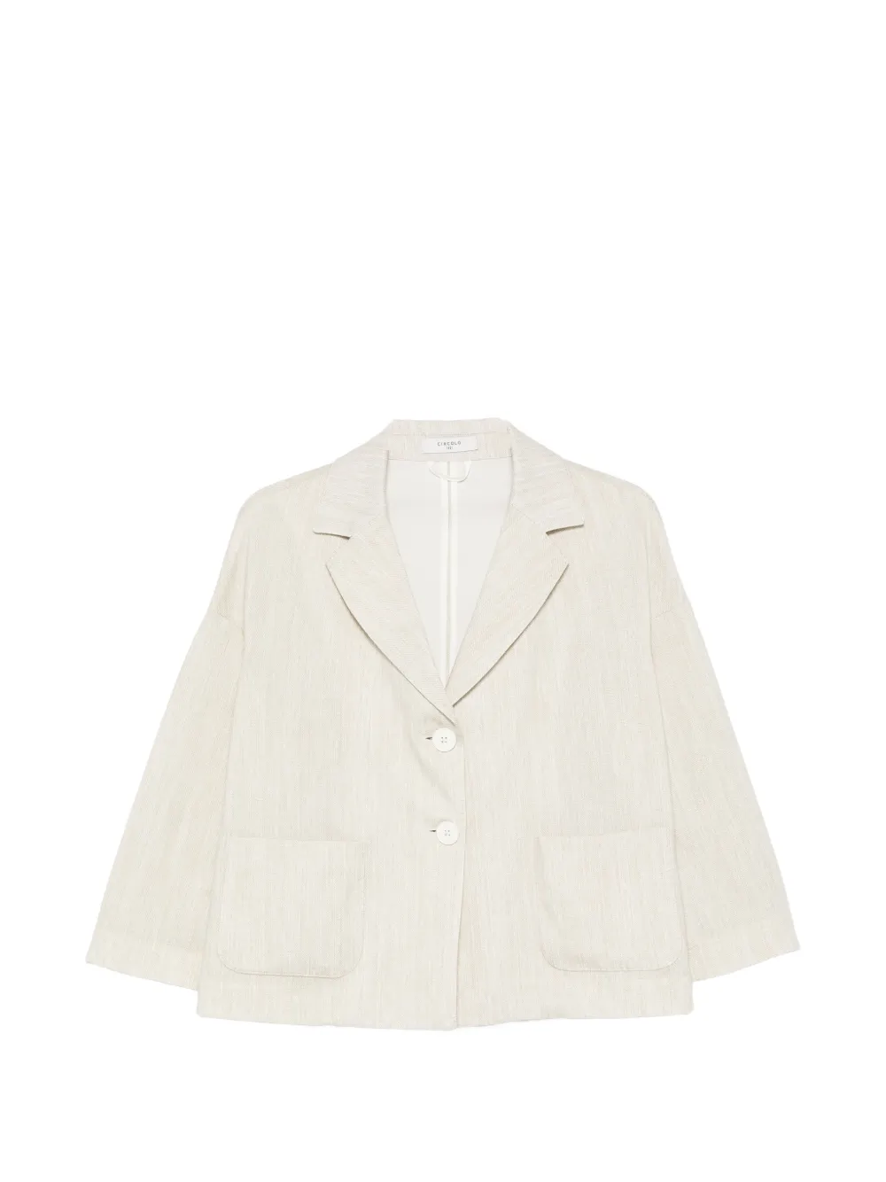 Circolo 1901 button pocket blazer - Toni neutri
