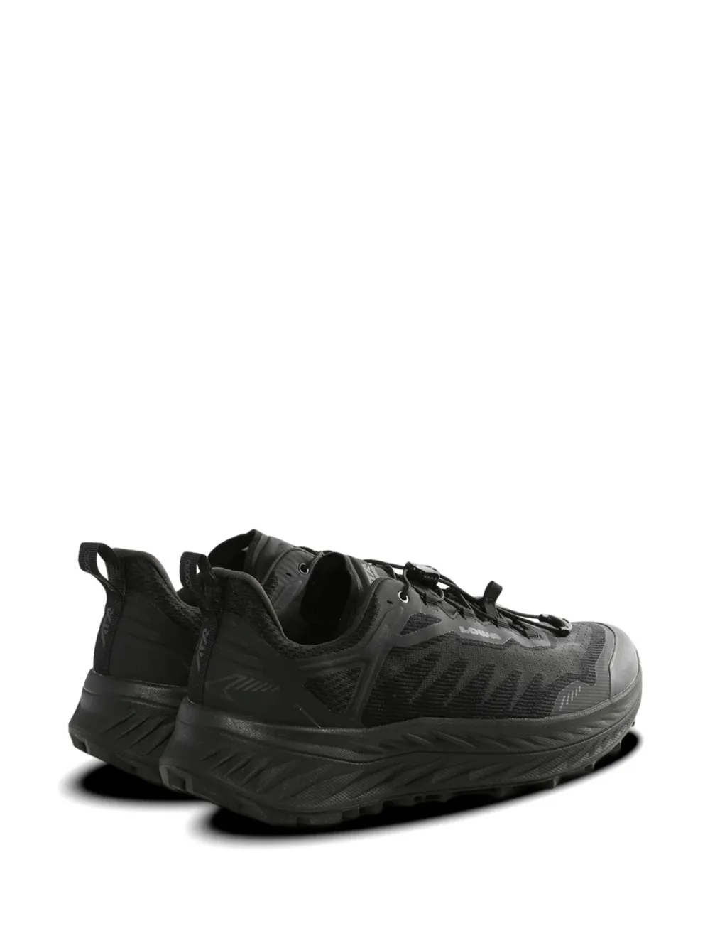 LOWA Sneakers met treklus Zwart