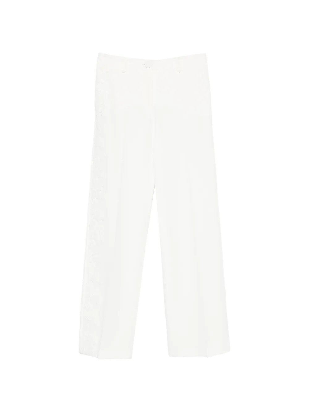 Babylone Paris lace-detail trousers