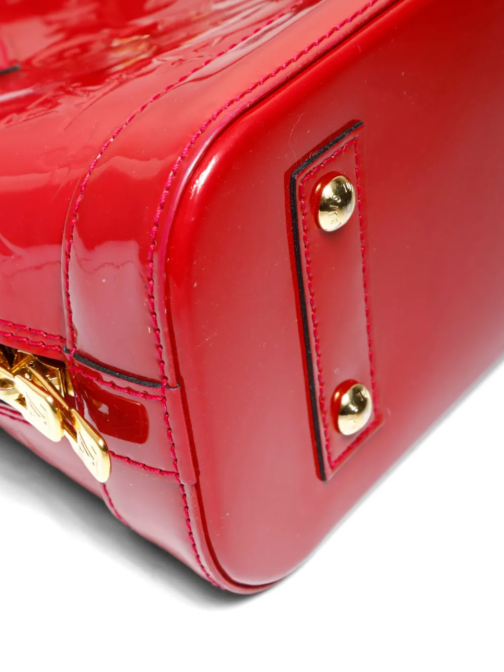 2014 Patent-Leather Monogram Handbag