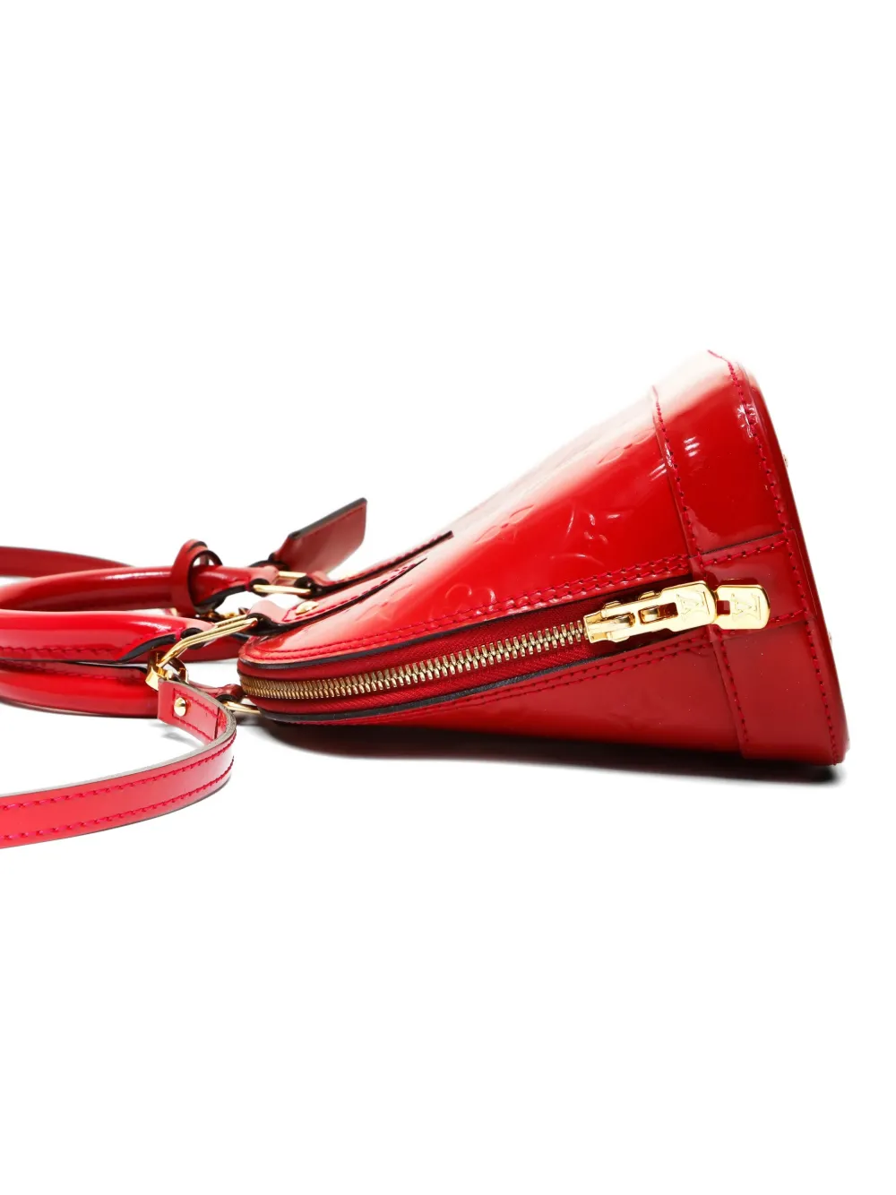 2014 Patent-Leather Monogram Handbag