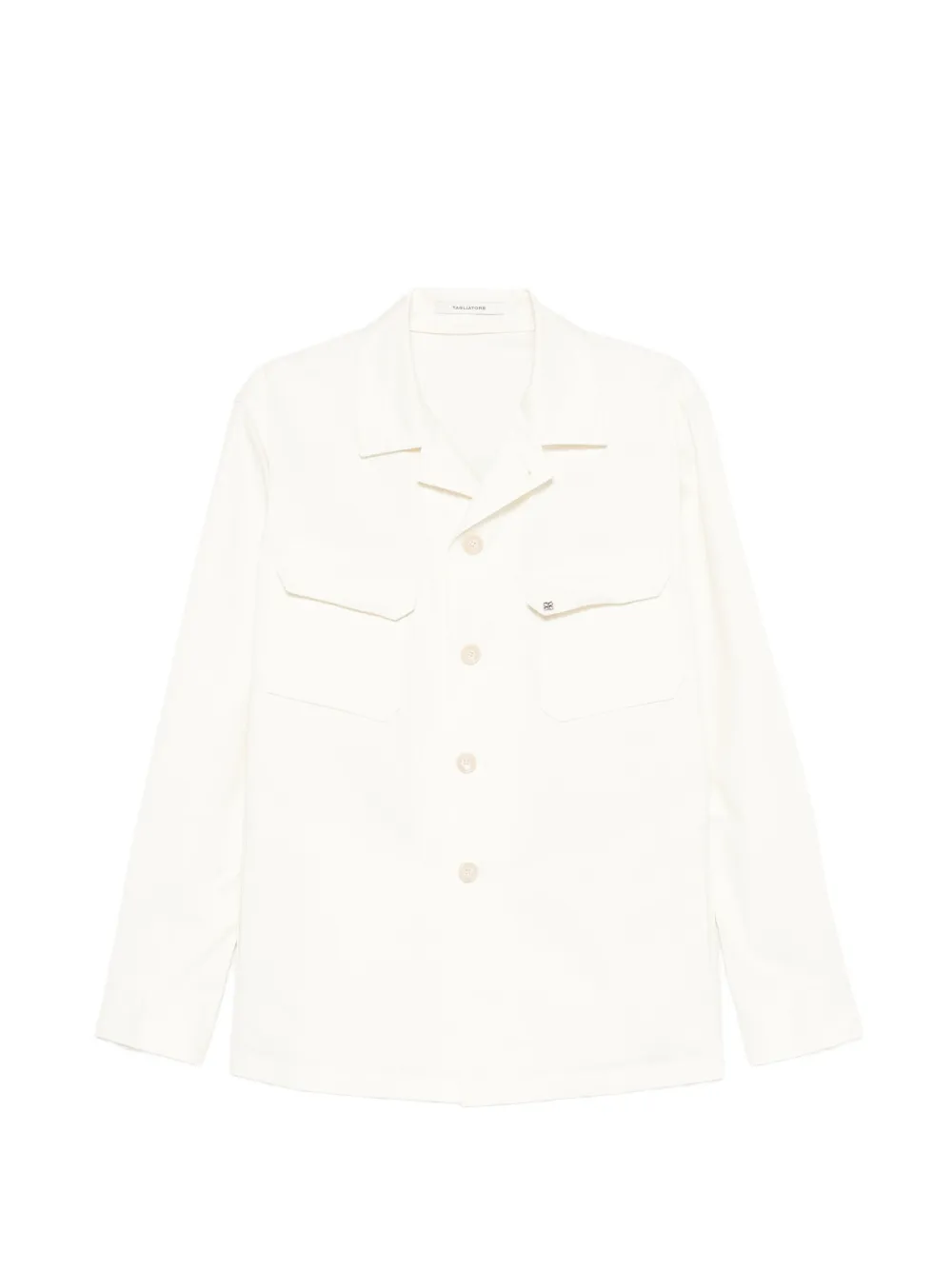 Tagliatore button-up pocket-detail overshirt - Nude