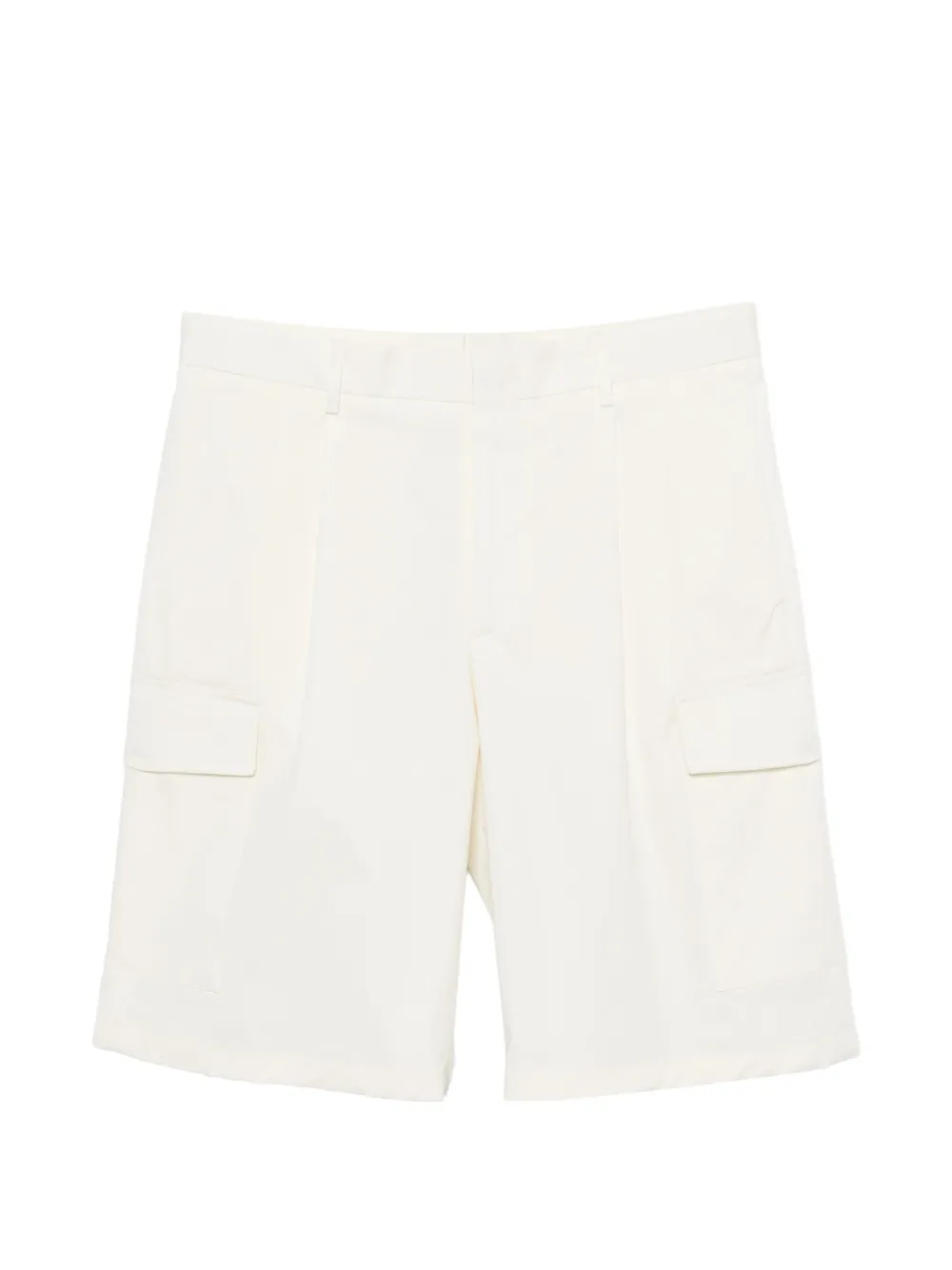 Tagliatore pleated cargo shorts - Neutrals