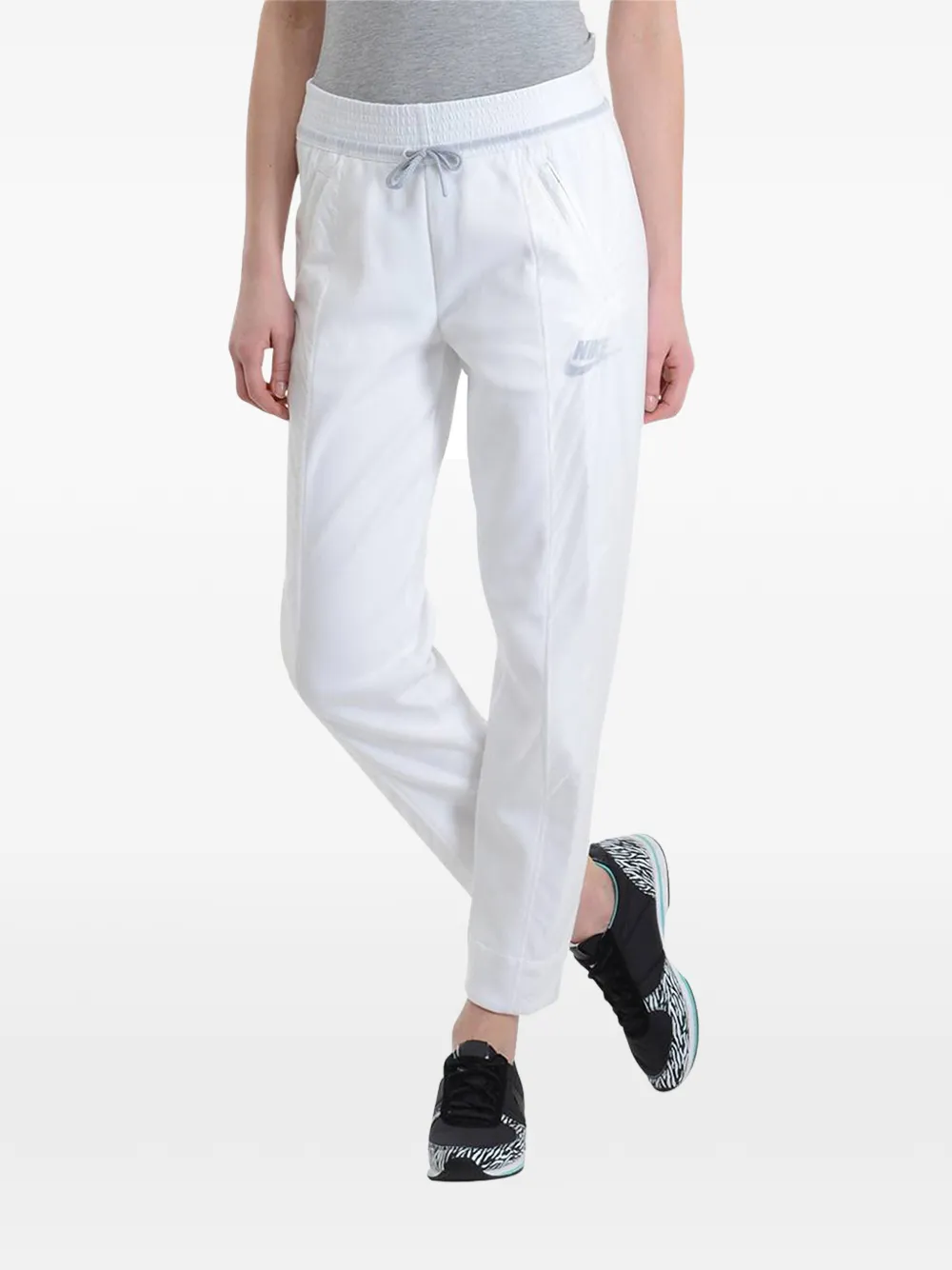  Nike Splatter Palazzo Pants - White 