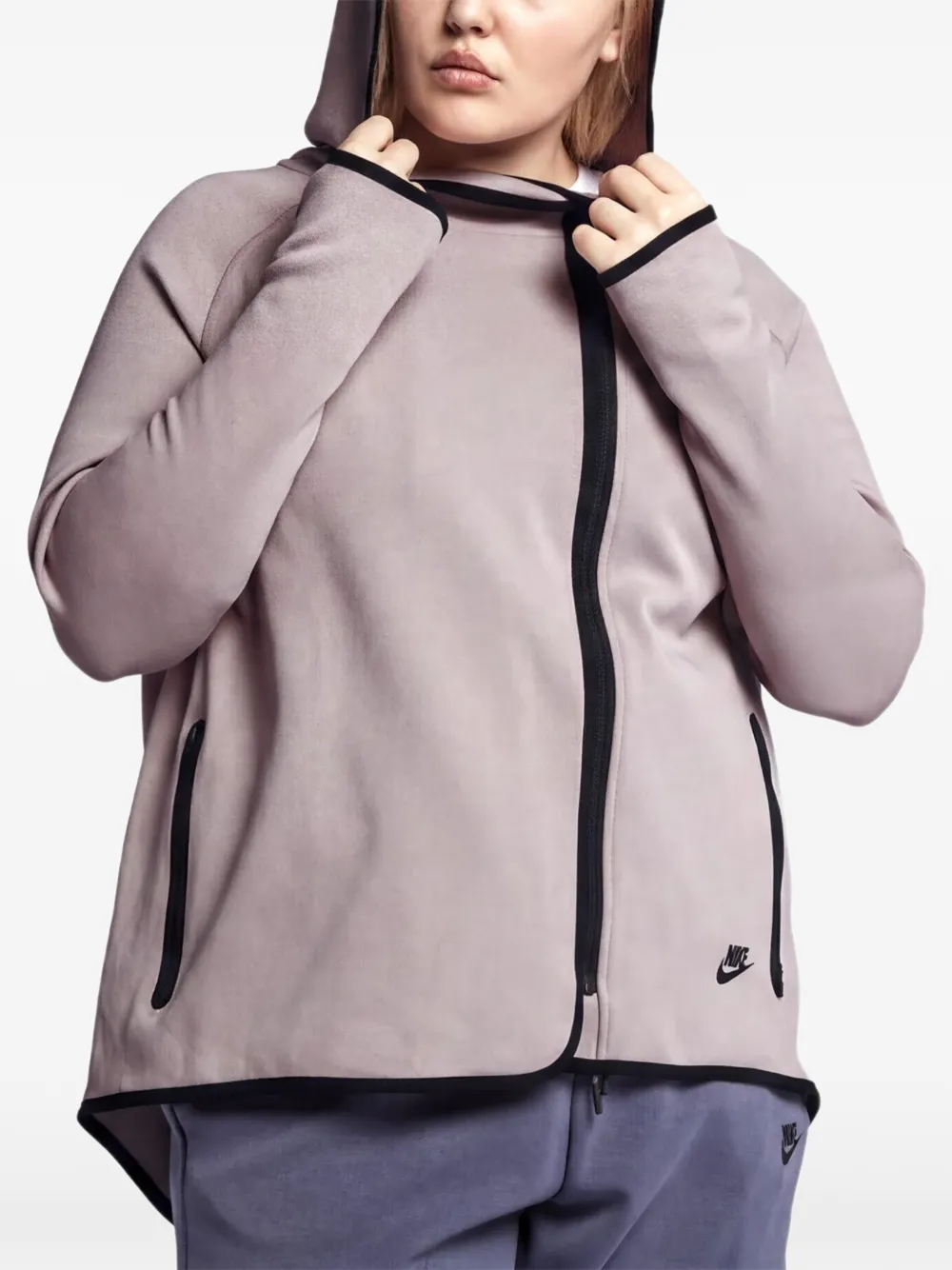 Nike Hoodie mit Logo - Rosa
