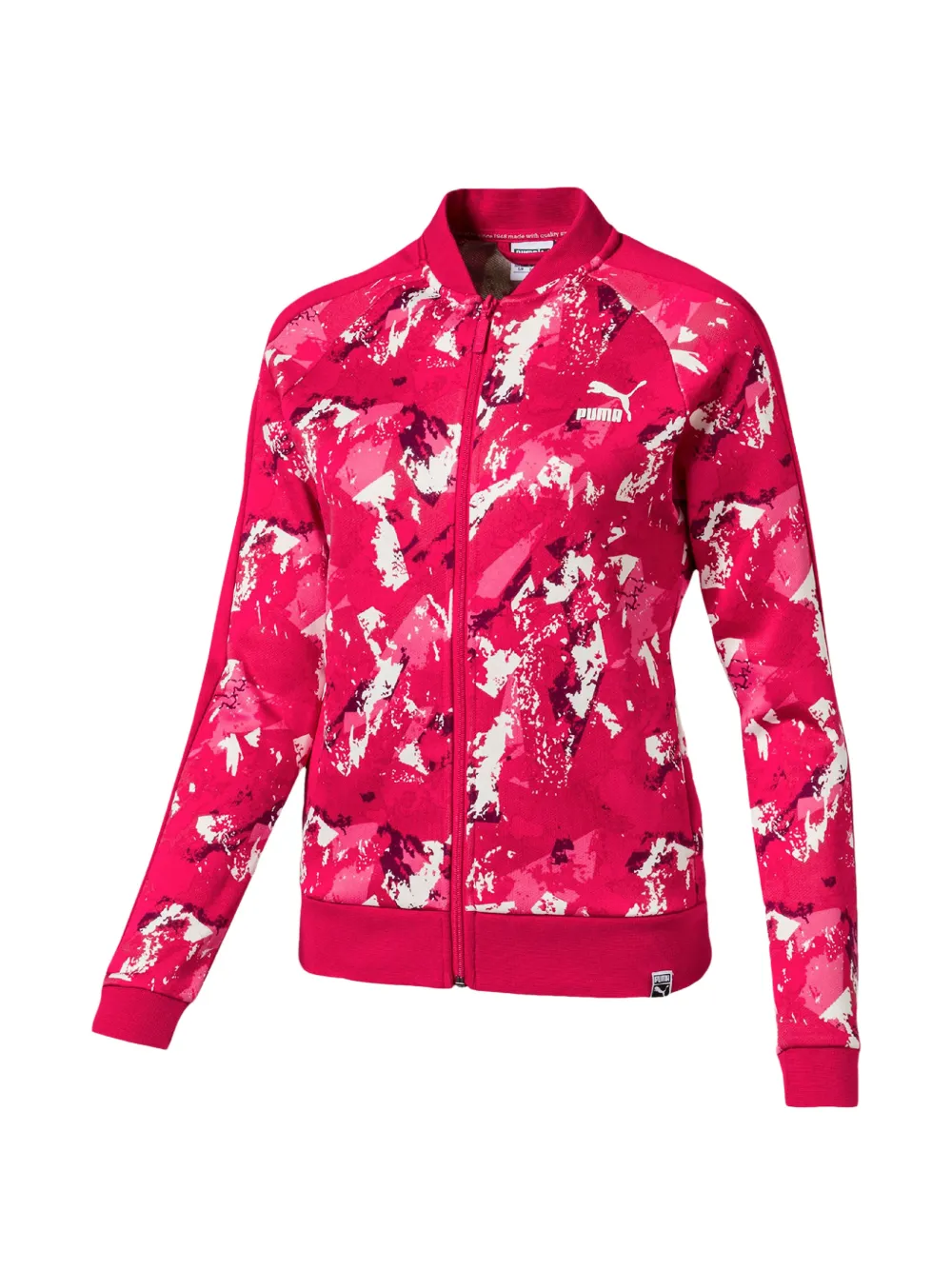 PUMA printed track jacket - Rosa
